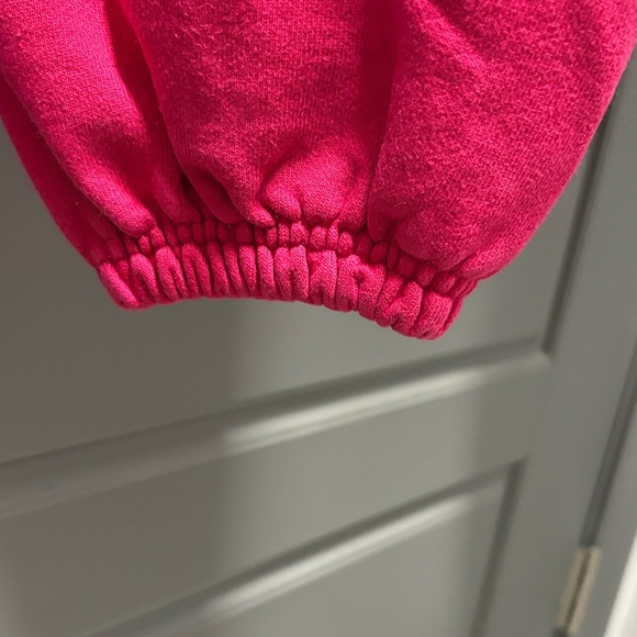 Champion Women Pink Track sweatpants full length +elastic waistband ribbed cuffs - Picture 8 of 11